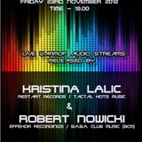 Tapasbar Belgrade presents Robert Nowicki - Live mix recorded on 23rd November 2012