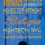 Batique (Hightech & Nyl) Part 1 @ House Department Various Artists,Nagaba (10-01-14)