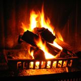 Logs On The Fire