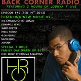 BACK CORNER RADIO: Episode #49 (Feb 14th 2013)