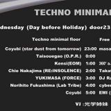 Recorded DJ Mix By CHiE Nakajima @ Techno Mimimal & Free 2016.02.12