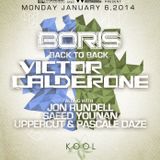 Victor Calderone b2b Boris @ Kool Beach,Playa Del Carmen (06-01-14)