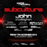 John Askew - Live @ Subculture, Digital Society, Leeds UK (07-NOV-2014)