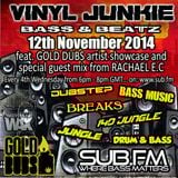 Vinyl Junkie - The Bass 'n' Beats Show - Sub.FM - 12/11/2014 - ft. Gold Dubs Artist Showcase