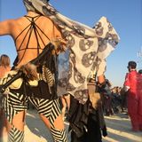 across the playa with my loves ~ BM 2014 )*(