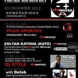 20h 58-21h 58 (GMT+1): Zoltán Katona (KATO) (HOMERADIO/Radio host/Subwoofer Records) live@Homeradio