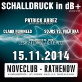 Patrick Arbez Live @ Schalldruck 15.11.14