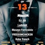 2013.8.2 BREAKTHROUGH @ The Room. Back-2-back by Ladidadi, Masaya Fantasista & FREEDOMCHICKEN.