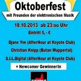 Frank Tastik & S.I.L.Digital @Oktoberfest mit Freunden der elektronischen Musik-Koyote Club 18.10.13