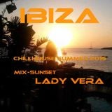 Lady Vera Summer in Ibiza sunset 2015,,,,Chillhouse
