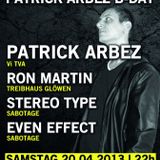 Patrick Arbez Liveact @ Freakshow Kocmoc