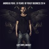 Andreas Foxx - 15 Years Of Foxxy Business (Live Vinyl Mixset)