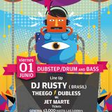 Dj Rusty live @ REWIND (CHILE) feat. Mc Jet Marte - 01.06.2012