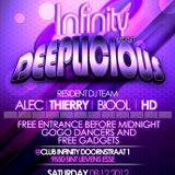 Dj Thierry live "DEEPLICIOUS" @ Club Infinity 08.12.12