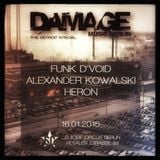 Funk D'Void - Live @ Damage Music Berlin, Label Night - 16.01.2015