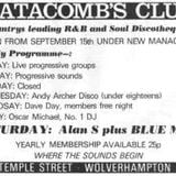 20 minutes feature on Wolverhampton's Catacombs Club