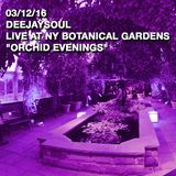 03/12/16- DEEJAYSOUL, Live at NY Botanical Gardens "Orchid Evenings"