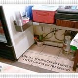 Life is a Strong Cup of Coffee (6) - Little Cactus on the Ground