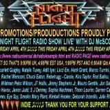 The Nightflight Radio Show from 4th April 2014 with DJ McScotty aka Steve Perz