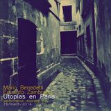 Mario Benedetti, Eduardo Zambrano - Utopías en París (liveact performance Zamora 28-mar-2014)