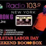 DJ RON G 2015 LABOR DAY MIX ON 103.9 FM NEW YORK