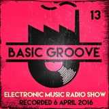 BASIC GROOVE ELECTRONIC MUSIC RADIO SHOW °13 Presented by Antony Adam - Recorded April 6 - 2016