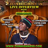 DEXTA MALAWI'S LIVE INTERVIEW WITH DJ JAMMY ON ZIONHIGHNESS RADIO 071514