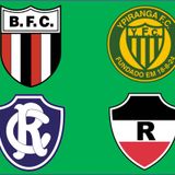 OS PROMOVIDOS À SÉRIE C 2016 (BOTAFOGO-SP, YPIRANGA-RS, REMO E RÍVER-PI)