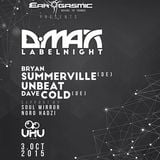Ear-Gasmic presents D.MAX LABELNIGHT - Dave Cold live @ Bratislava (3.10.2015)