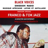 Emission de BLACK VOICES spéciale FRANCO & le TP OK JAZZ sur radio Décibel 11/2015