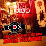 COX Live Session Xavier Seulmand 07/03/2014