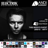 Electrik Playground 29/8/15 : Arty Guest Mix