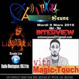 Interview de Lil Peter avec MagickTouch à l'émission #AntenneJeune (Mer 8 mars 2016)