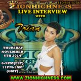 TOIAN LIVE INTERVIEW WITH DJ JAMMY ON ZIONHIGHNESS RADIO 110614