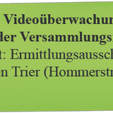 Ermittlungsausschuss Köln: Videoüberwachung im Lichte der Versammlungsfreiheit (5. November 2014)