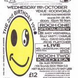 Rob Fletcher Herbal Tea Party 2nd birthday 11 October 1995 - 6.30am @ Rockworld Manchester