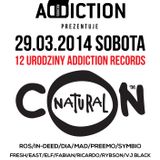 MC CONRAD (Con*Natural) ft. ROS addiction - live@Addiction Rec.12 birthday - 29.03.14. Sfinks700. PL