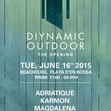KARMON - LIVE at DIYNAMIC OUTDOORS OPENING 2015 - BEACHHOUSE IBIZA