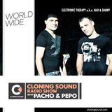 Pacho & Pepo present: Electronic Therapy aka Max and Danny on Cloning Sound radio show :: 160