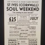 SOUL SHOW 2ND JULY CANALSIDE RADIO TONY PRINCE ,,,,,ST IVES WEEKENDER 10TH 11TH 12TH JULY