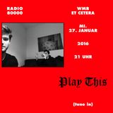 WMB Et Cetera Nr.37 - Play This