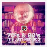 70's & 80's it's just nudisco - Nu-disco mix by JJ Mat - August 3 2013