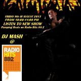 DJ Mash Live @ Pumping Beats on Radio Hits 88.2 (09-08-2013)