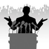 El candidato y los vendedores