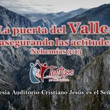 5. La puerta del Valle, asegurando las actitudes