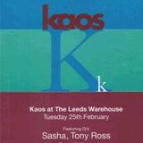 Sasha & Tony Ross, Kaos @ Leeds Warehouse 25-02-1992
