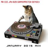 MR CEE JAY B2B GRANDMASTER DENSEY - JANUARY 2015 - FREESTYLE MIX