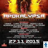 Mario Ranieri @ Apokalypsa 40 Judgement Night, Bobycentrum Brno, Czech Republic 27.11.2015