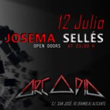Josema Sellés Sábado 12 de Julio en Arcadia Club
