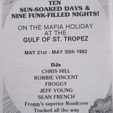 Robbie Vincent Live in St Tropez Wednesday 26th May 1982 Part 2